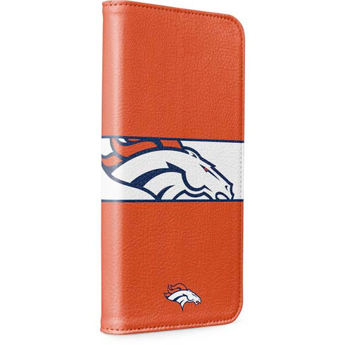 NFL Denver Broncos Zone Block iPhone 15 Pro Folio Case